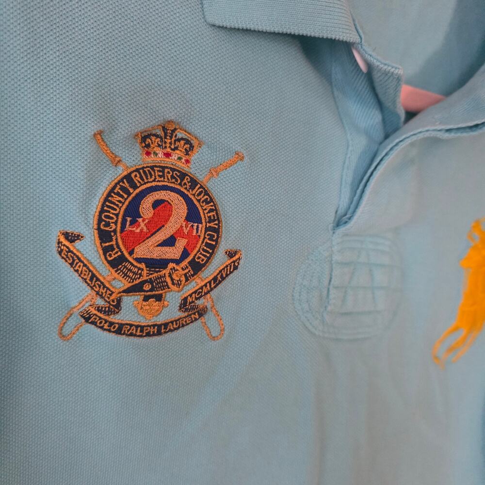 Polo Ralph Lauren Country Riders & Jockey Club Big Pony Polo Shirt Medium - Picture 4 of 10